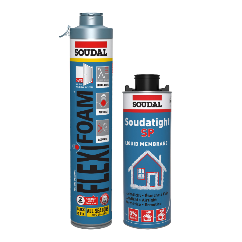 Soudal Flexifoam en Soudatight SP